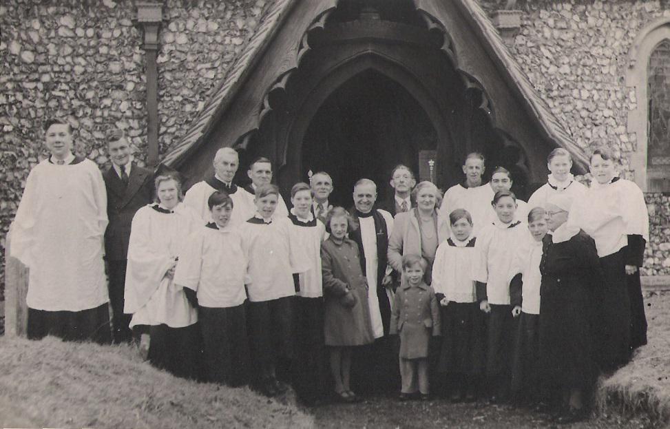 1950s - Bredhurst Church Choir - Rev Gower Smith